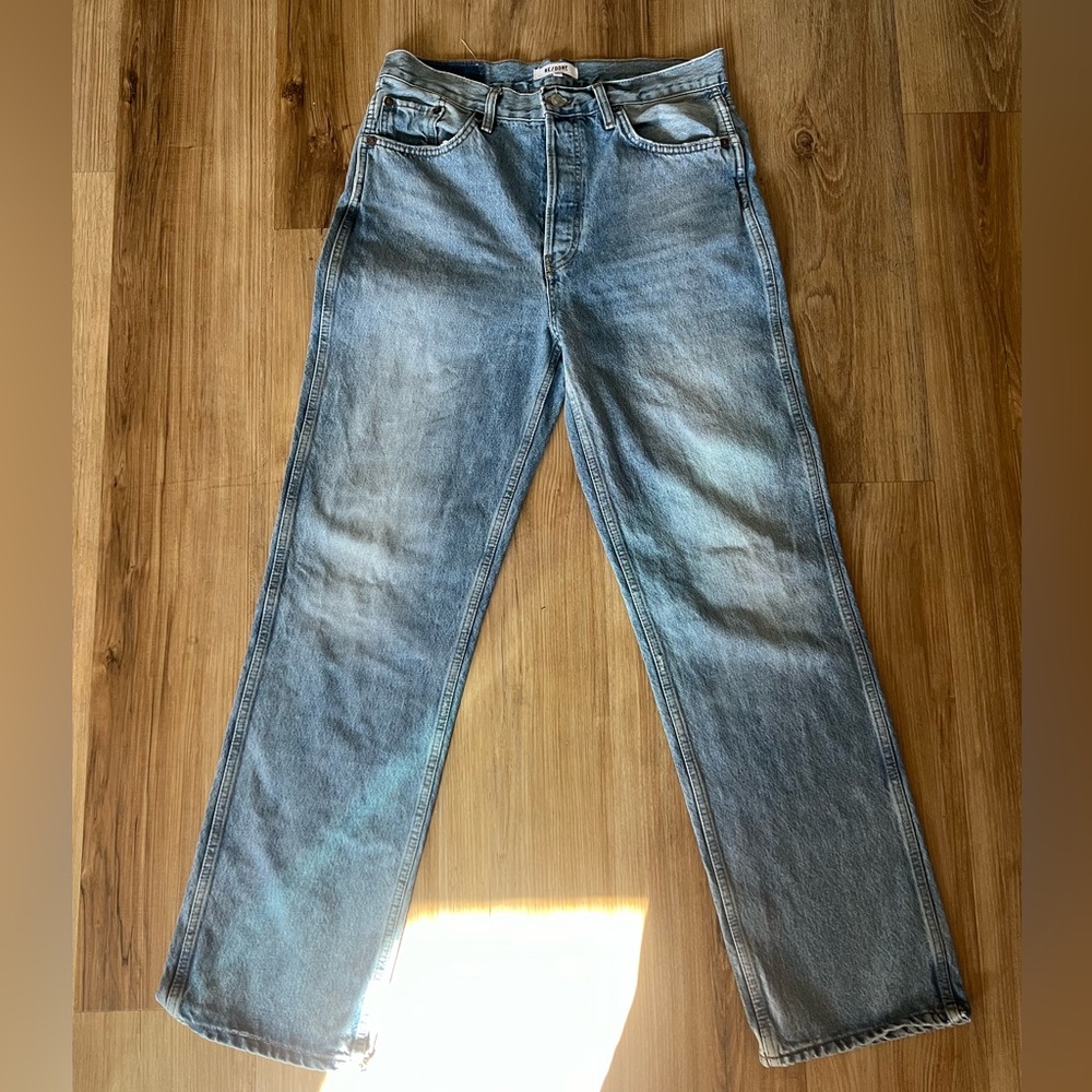 RE/DONE 90s Loose high-rise straight-leg jeans